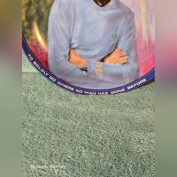 Vintage R J Ernst STAR TREK PLATE 1984 MR. SPOCK 1452E Hamilton collection plate - Picture 4 of 7